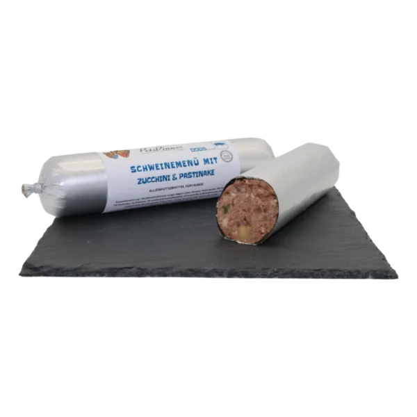 Schweinemenü mit Zucchini und Pastinake 400g/800g